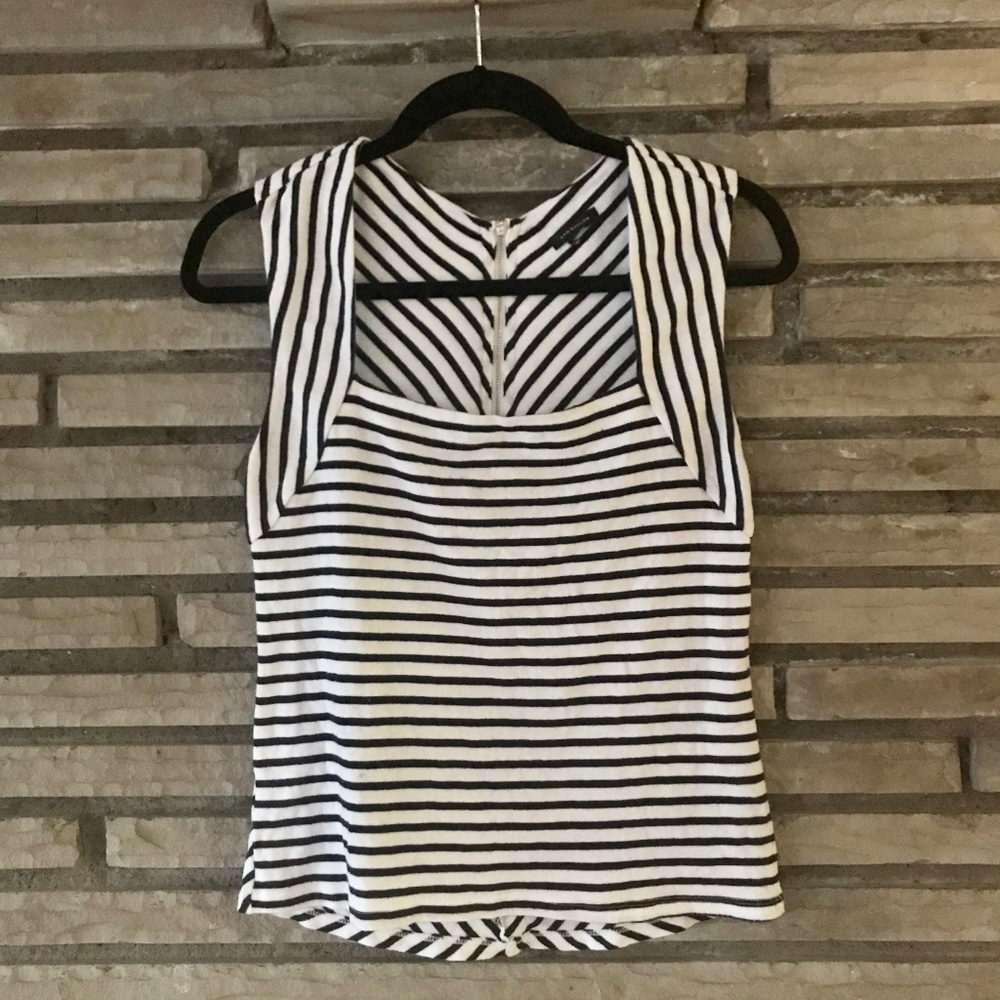 Ann Taylor Striped Top size S